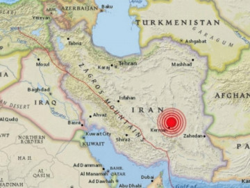 Acontece sismo de magnitud 6.0 en Irán