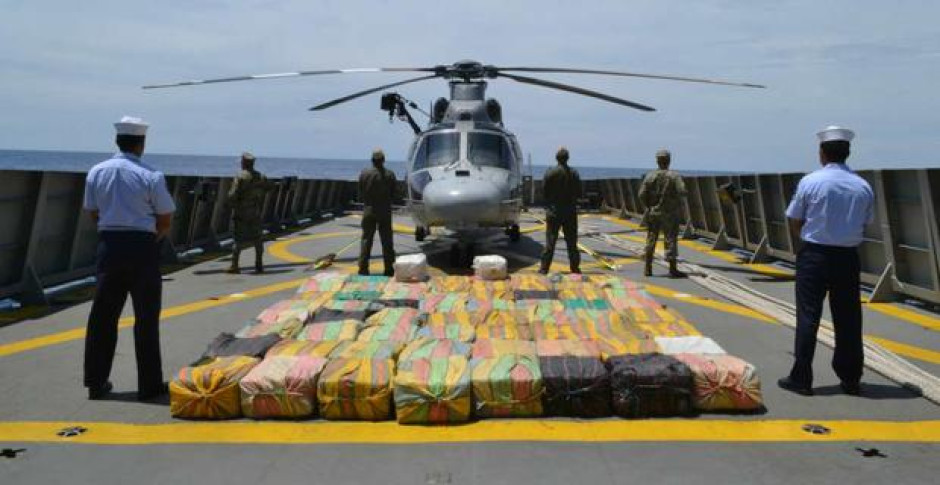 Colombia, EU y México decomisan 2.2 toneladas de cocaína