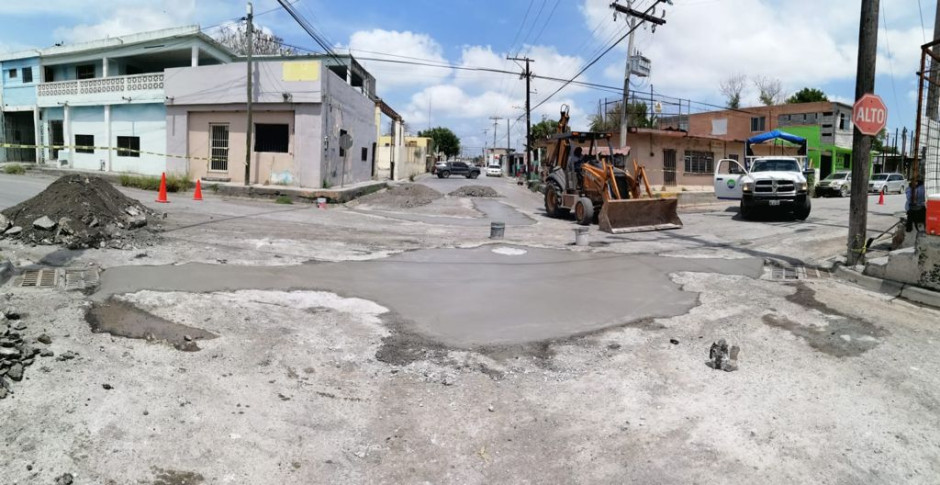 La reposición de tubería ha sido una constante en Matamoros, la JAD pide comprensión