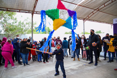 Continúa recorrido del Presidente Municipal Carlos Peña Ortiz por áreas ejidales de Reynosa.