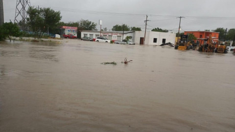 Causa 'Hannah' múltiples daños y más de 11 pulgas de agua en Reynosa