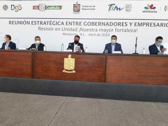 Gobernadores del Noreste realizan 7ma Reunión Interestatal COVID-19