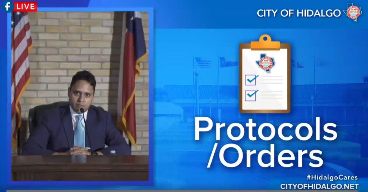 Tras aumento de casos de COVID-19 anuncian toque de queda en la Ciudad de Hidalgo, TX 