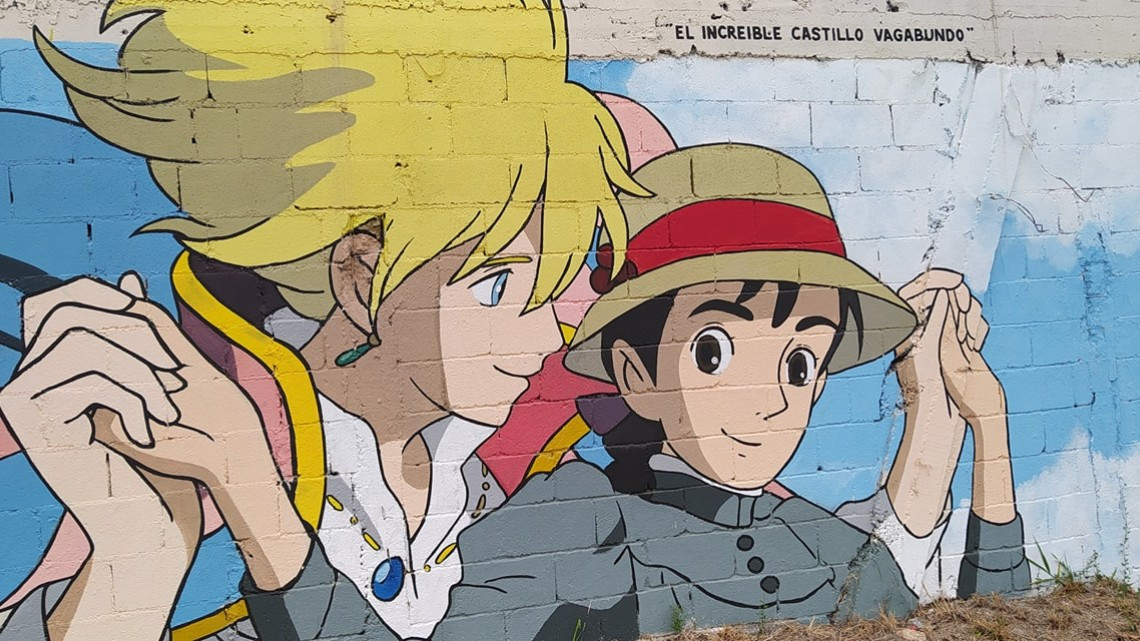 San Nicolás es pintado con imágenes de Studio Ghibli