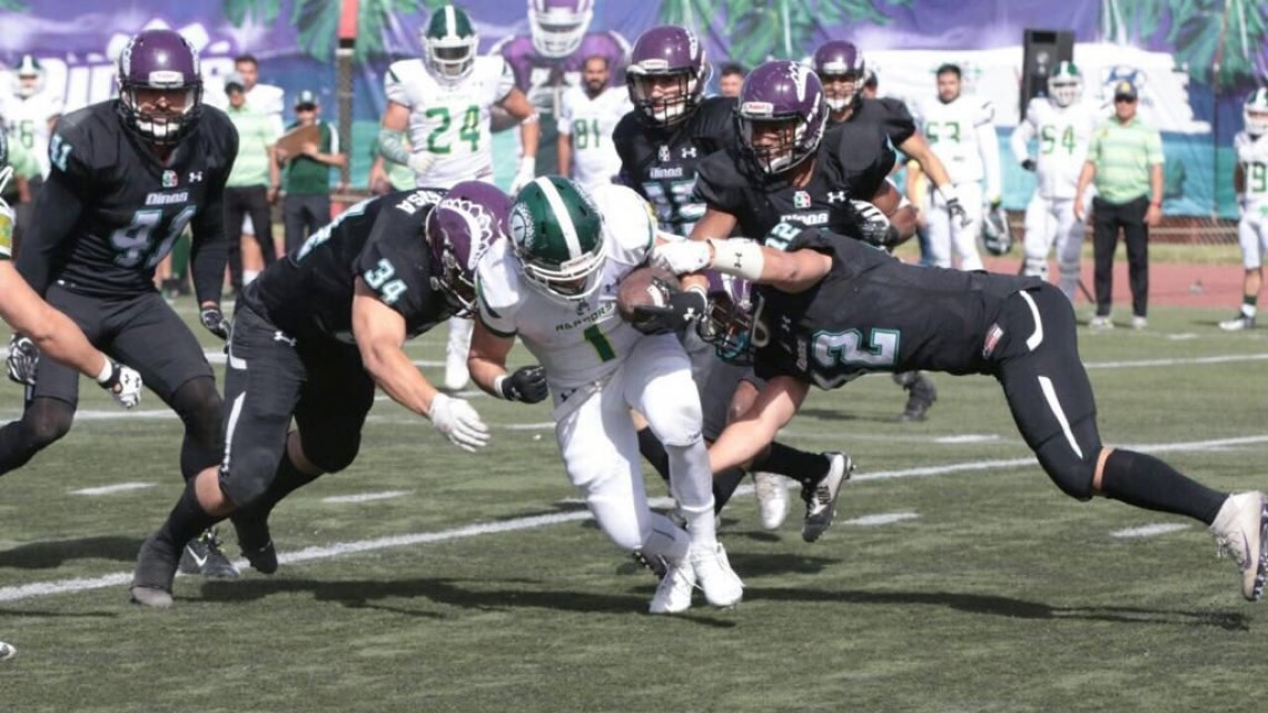 Raptors vence 21-6 a Dinos y logra boleto al Tazón México III