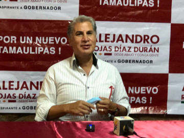 Alejandro Rojas quiere ser gobernador de Tamaulipas; visita Nuevo Laredo