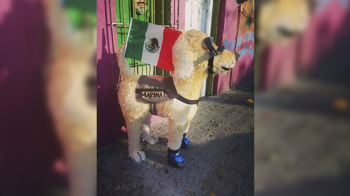 Crean piñata en honor a "Frida"