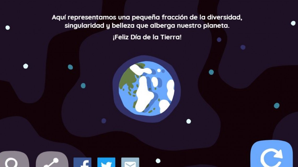 Google celebra Día de la Tierra con  doodle interactivo