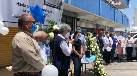 Realizan homenaje póstumo al Jefe de la Jurisdicción Sanitaria No. 4