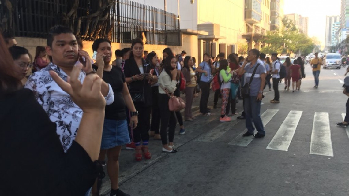 Terremoto de magnitud 6,4 sacude Filipinas