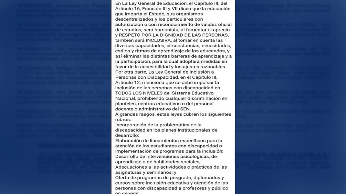 "Su situación es personal, necesita analizarla un psicólogo": Maestro de ITCV