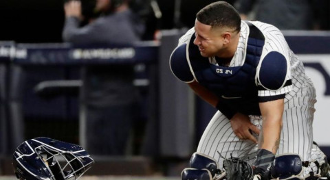 Gary Sánchez es enviado a la lista de lesionados con Yankees