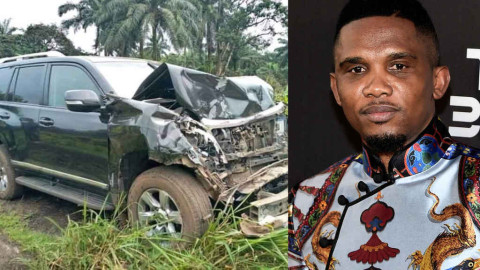 Eto’o sufre aparatoso accidente en Camerún