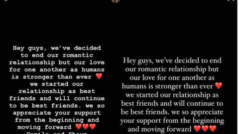 Camila Cabello y Shawn Mendes terminan su relación después de dos años