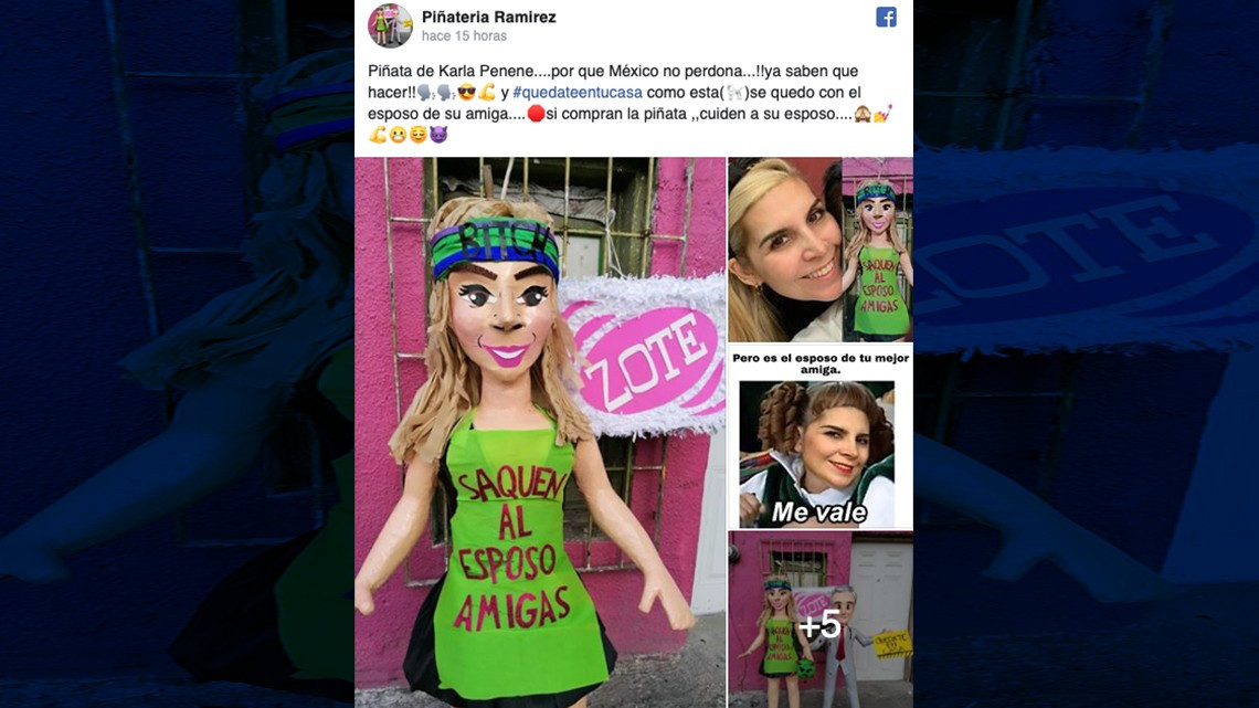 ¡Aguas con el esposo! Llega la piñata de Karla Panini