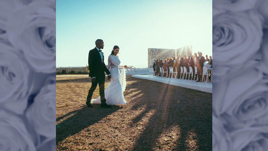 Kim Kardashian publica fotos inéditas de su boda con Kanye West