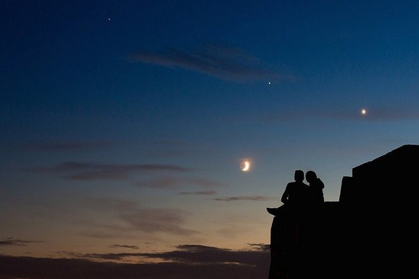 Júpiter y Venus se alinearán en la misma zona del cielo