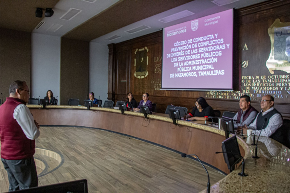 Promueve Contraloría Municipal Código de Conducta y Prevención de Conflictos de Interés