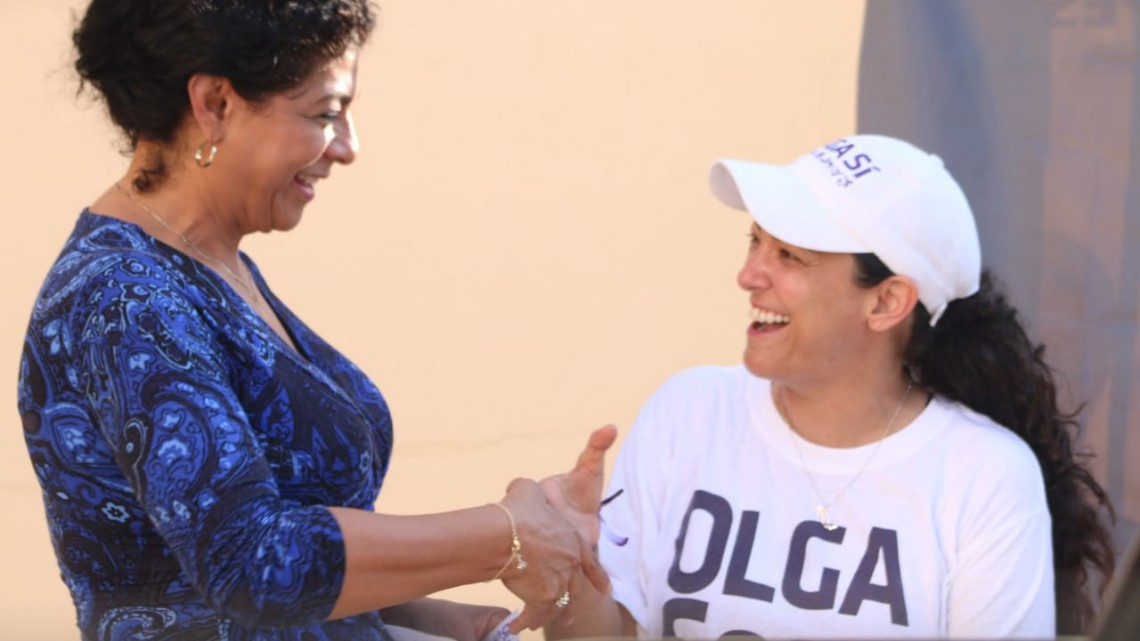 Olga junto con AMLO apoyará leyes para alcanzar una seguridad plena