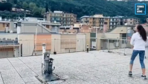 Tenis de azotea para pasar la cuarentena