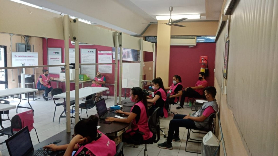 Realizan simulacros del PREP en Tamaulipas