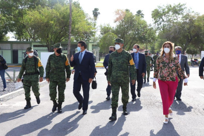 Asistió Alcaldesa de Reynosa a toma de posesión del Comandante de la Octava Zona Militar 