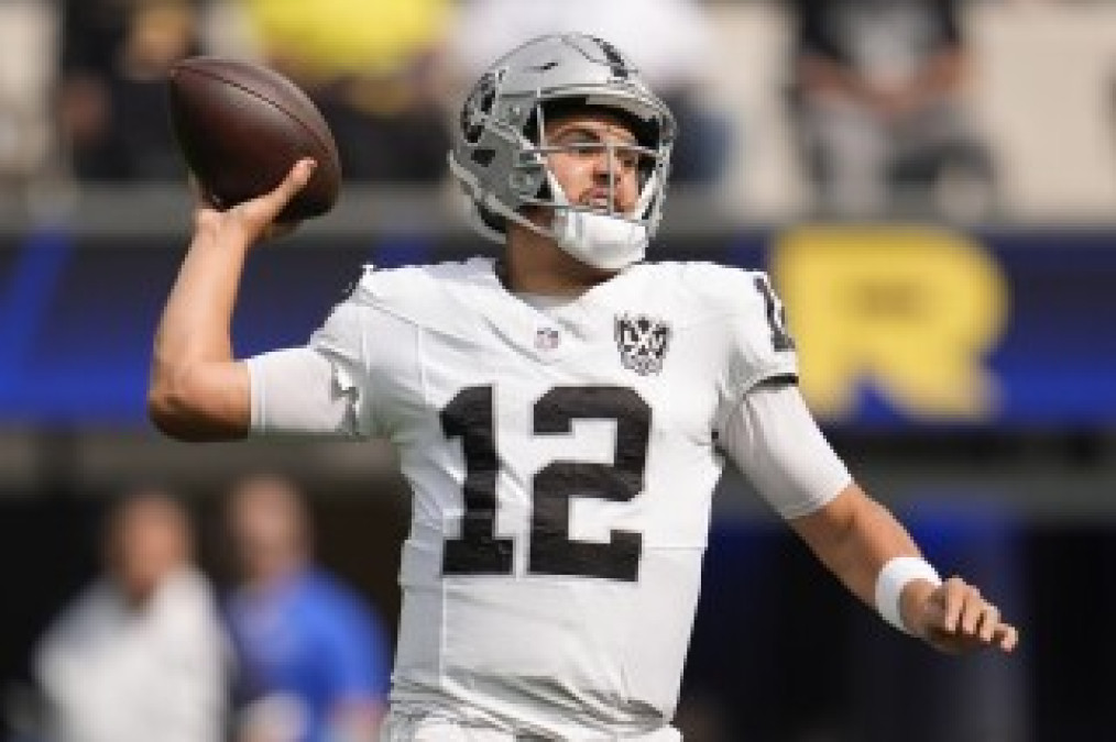 Aidan O'Connell será el quarterback titular de Raiders en su visita a los Chiefs