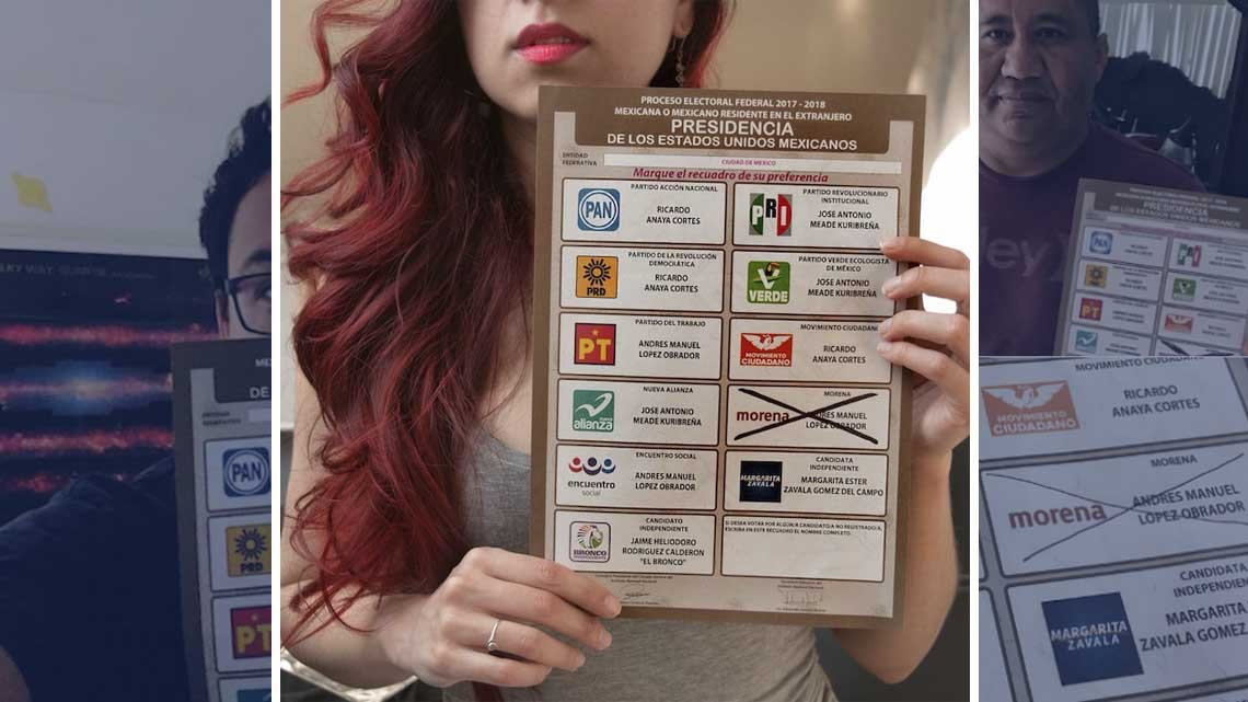 Mexicanos residentes en el extranjero muestras apoyo a AMLO