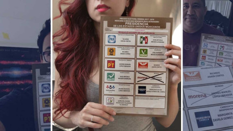 Mexicanos residentes en el extranjero muestras apoyo a AMLO