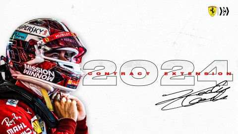 Leclerc hasta 2024 con Ferrari
