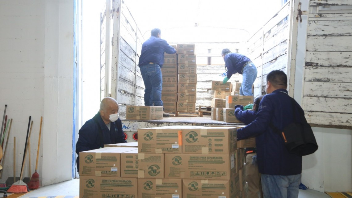 Distribuye Gobierno de Tamaulipas insumos para personal de Salud en Tamaulipas