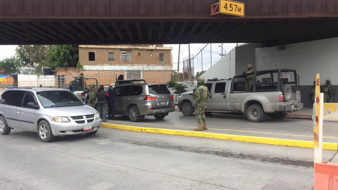 Reportan amenaza de bomba en puente Viejo de Matamoros