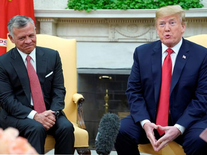 Asevera Trump todo bien y avances en Oriente Medio