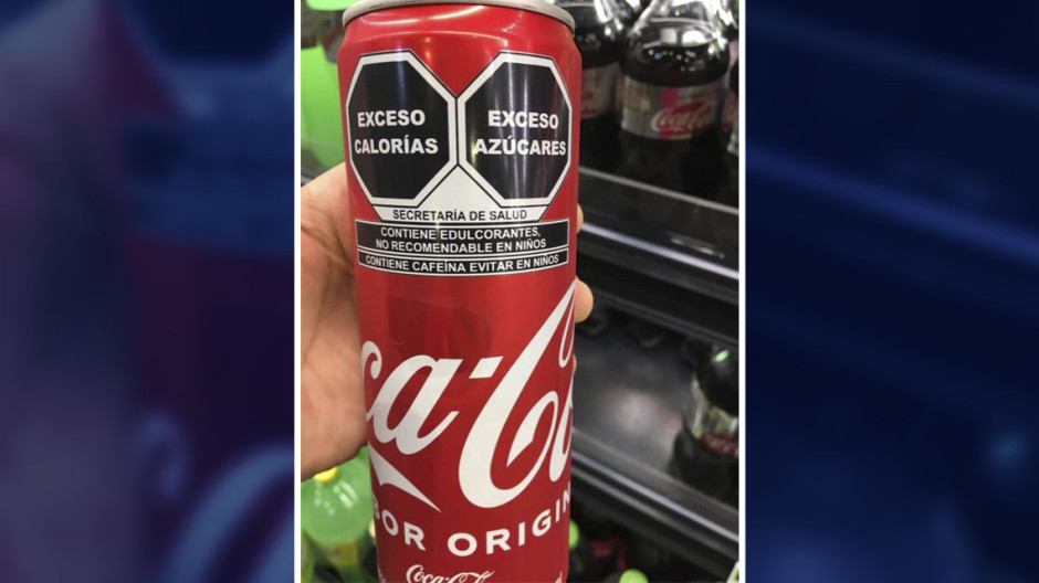 Así el nuevo etiquetado de Coca-Cola