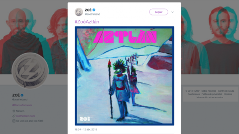 Zoé estrena disco en concierto sorpresa