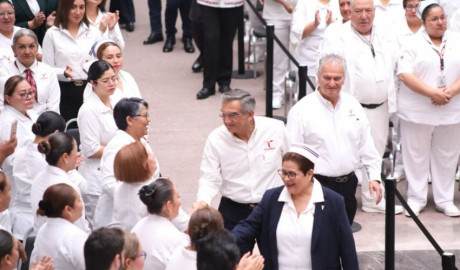 Impulsa Américo mejores condiciones laborales para personal de enfermería en Tamaulipas