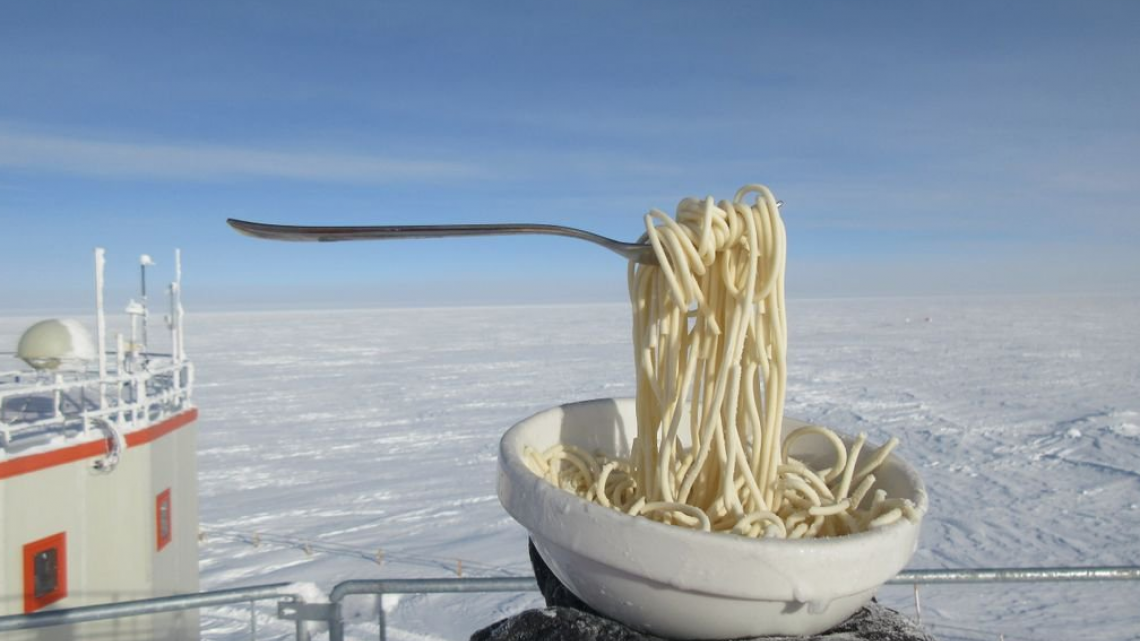 Capturan instantes a 80 grados bajo cero