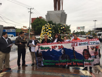 Desconoce la Sección 36 de Petroleros, a Deschamps como líder sindical