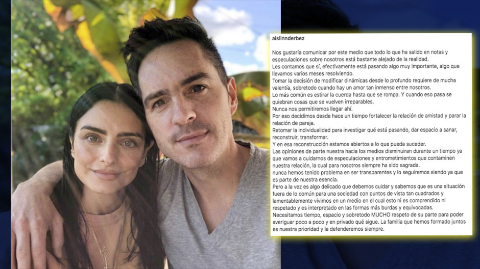 Necesitamos tiempo: Mauricio Ochmann y Aislinn Derbez 