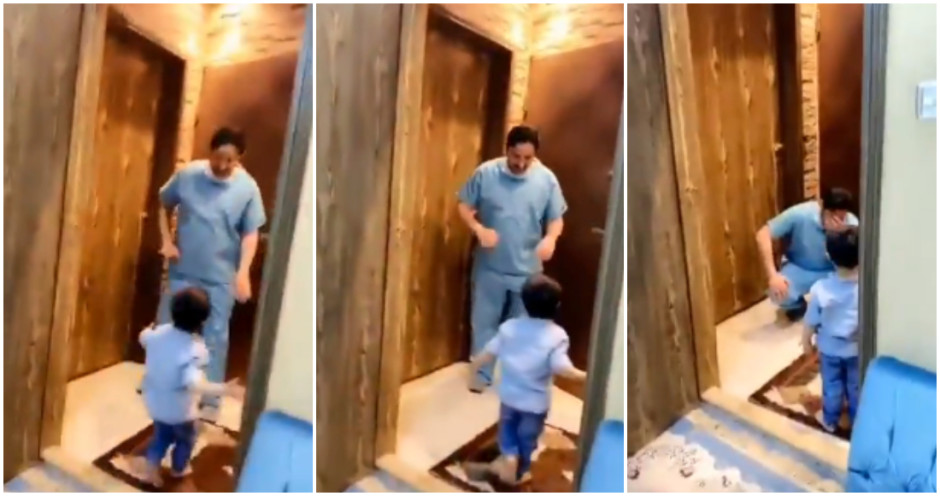 Enfermero rompe en llanto al rechazar abrazo de su hijo ante pandemia 