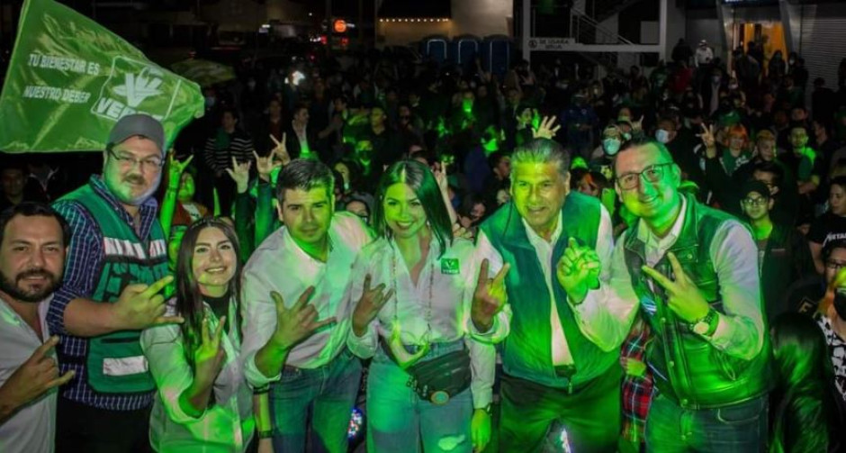 Arranca PVEM campañas con concierto