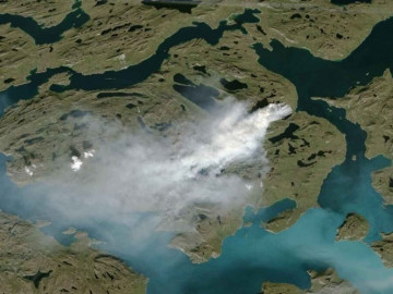 CAMS vigila círculo polar ártico por incendios activos