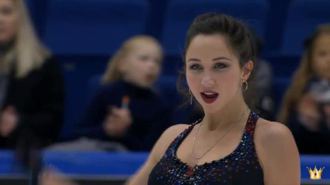 Patinadora rusa cautiva con su sexy actuación