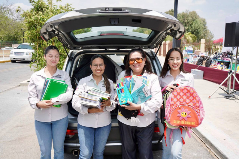 Extienden campaña del “Escuelatón 2025” para apoyar a estudiantes de Nuevo Laredo