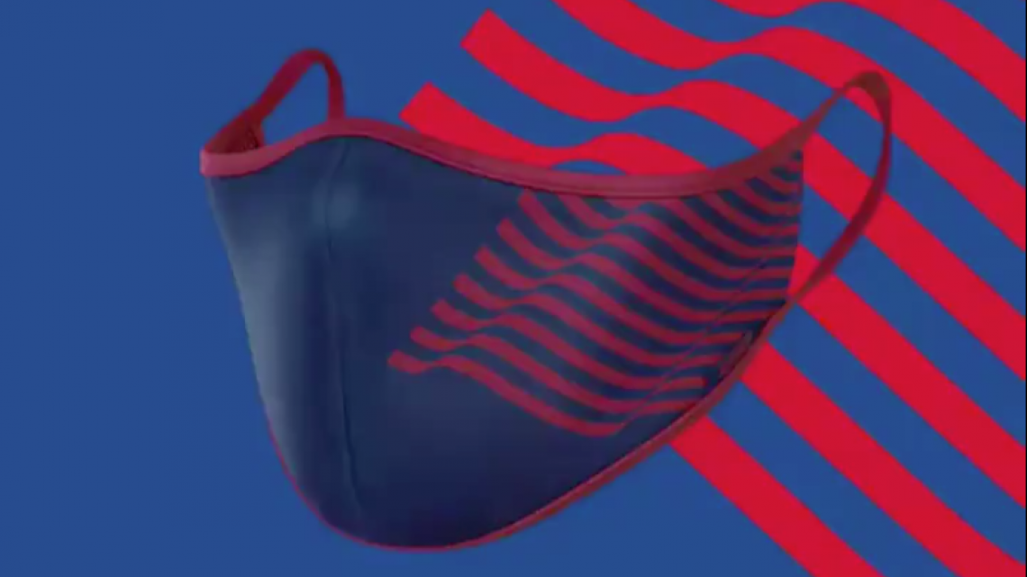 El  FC Barcelona pone a la venta sus primeras mascarillas protectoras 