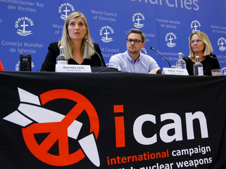La campaña antinuclear recibe el Nobel de la Paz
