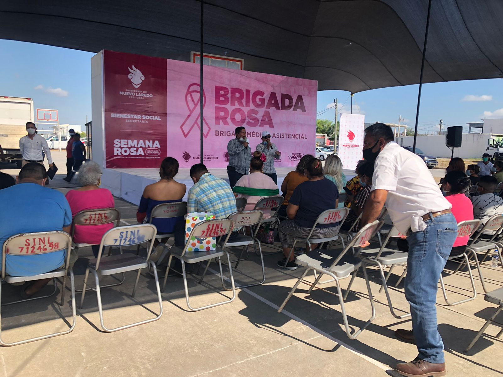 Gobierno de Nuevo Laredo realiza Mega Brigada Médico Asistencial “Rosa”