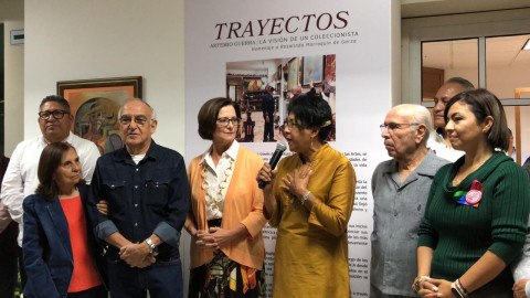 Expone Artemio Guerra "Trayectos" en presidencia municipal 