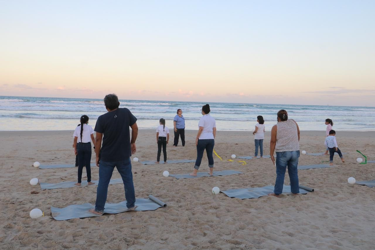 Lleva DIF Tamaulipas sesiones de meditación de la escuela de reconciliación y paz a espacios naturales