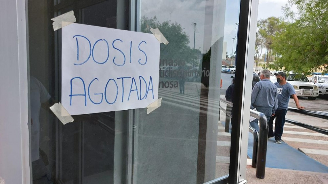 Agotan adolescentes vacuna COVID-19 en Reynosa 